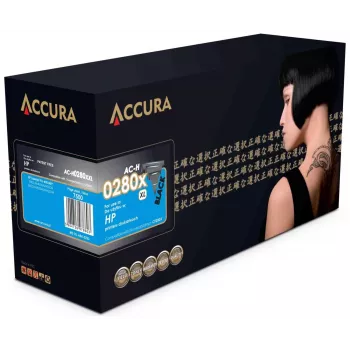 Accura Toner Kasetė HP Nr. 80X (CF280X) Suderinama XXL Didelės Išeigos Juoda