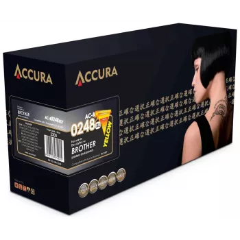 Accura Brother Toner (TN-248XLY) Pakaitalas – Geltona, Didelės išeigos