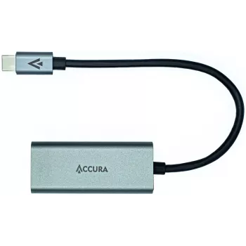 ACCURA USB-C į RJ45 Gigabit Ethernet adapteris, kosminė pilka