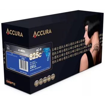 Accura Compatible Toner Cartridge for Dell 593-BBSD (Juoda, didelės išeigos, 10 000 puslapių)