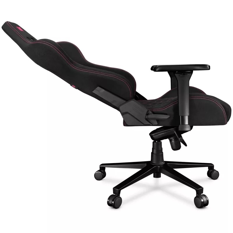 YUMISU 2050 Magnetic biuro kėdė, audinio apmušalas, juodos ir rožinės spalvos (Y-2050F-BP-M)