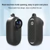 PULUZ Silicone Protective Case with Lens Cover for Insta360 GO 3 – Black