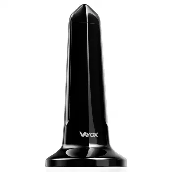 VAYOX VA0127 Vidinė DVB-T/T2 Antena, Juoda, 28 dBi, 3 m Koaksialinis Laidas, USB Maitinimas