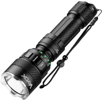 Vayox VA0099 LED žibintuvėlis 1500 liumenų CREE XHP50 USB-C įkraunamas