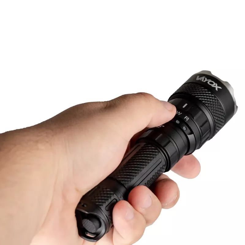 Vayox VA0099 LED žibintuvėlis 1500 liumenų CREE XHP50 USB-C įkraunamas