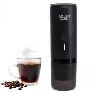 Adler AD 4400 Kavos Malūnėlis 150W Nerūdijančio Plieno Peiliukais Sidabrinis