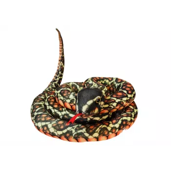 LEAN TOYS Plush Brown Snake Mascot 200 cm