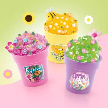 EPEE So Slime DIY Slime Shakers Floral Creations 3 Flower Pots Creative Kit