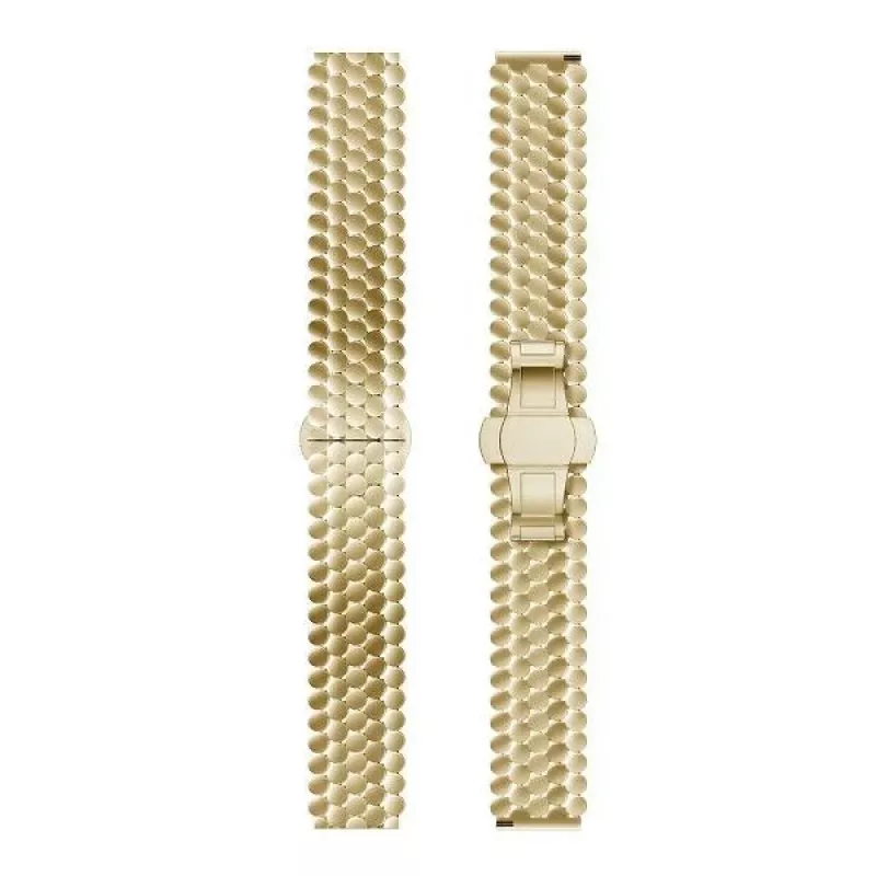 Beline Watch Strap 20mm Metal Honeycomb Gold