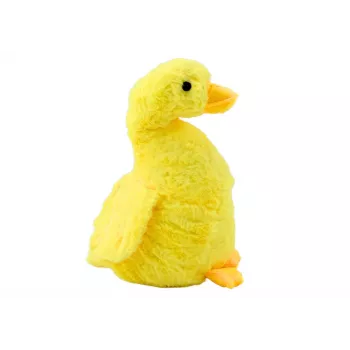 LEAN TOYS Plush Goose Mascot Yellow Cuddly Plush Duck 40 cm