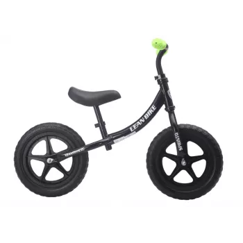 LEAN TRIKE SPRINTO Balance Bike Push Bike 12 Inch Wheels Black