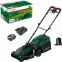 Bosch Rotak 18V-34 belaidis elektrinis vejapjovės rinkinys su starteriu ir mulčiavimo kištuku (C)