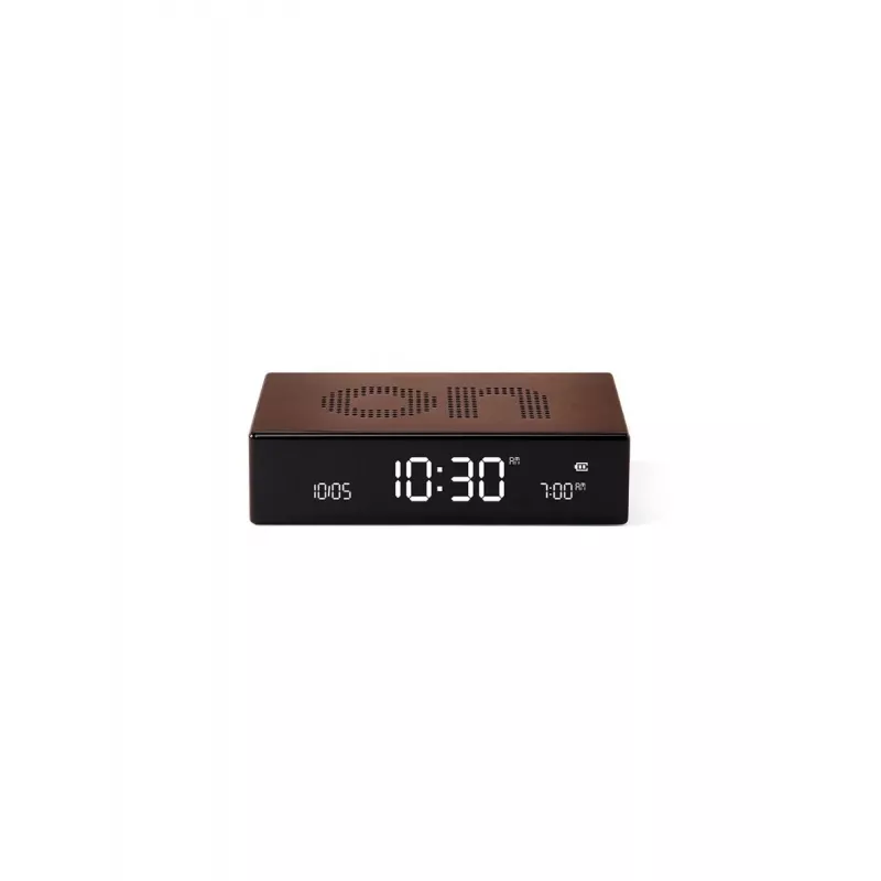 Lexon Flip Premium žadintuvas dvišalis bronzinis LR152BZ