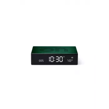 LEXON Flip Premium Digital Alarm Clock Dark Green LR152DG1