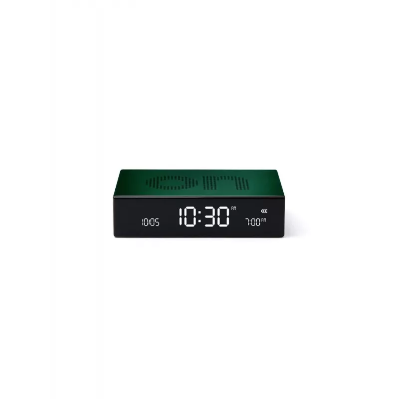 LEXON Flip Premium Digital Alarm Clock Dark Green LR152DG1