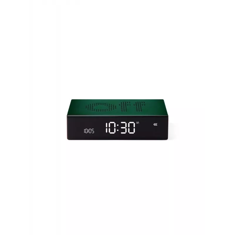LEXON Flip Premium Digital Alarm Clock Dark Green LR152DG1