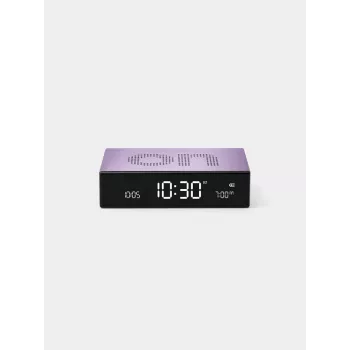 LEXON Flip Premium žadintuvas dvispalvis violetinis LR152LL