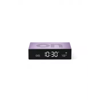 LEXON Flip Premium žadintuvas dvispalvis violetinis LR152LL