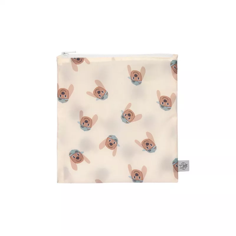 Lassig Snack Bag Set 2 Pieces Tiny Team Doggy Beige/Brown