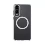 AMAZINGTHING Minimal Mag Case su magnetiniu žiedu, skirtas Samsung Galaxy S25 Edge - permatomas