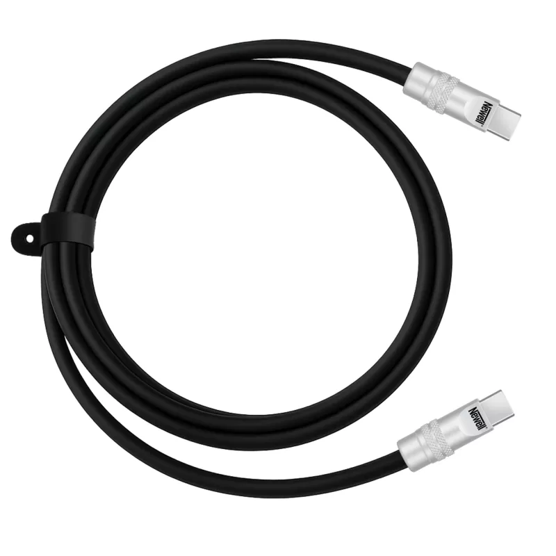 Newell USB-C į USB-C laidas 100W 2m Silikoninis Juodas