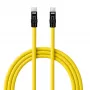 Newell USB-C į USB-C laidas 100W, 2m, Silikoninis, Geltonai-Juodas