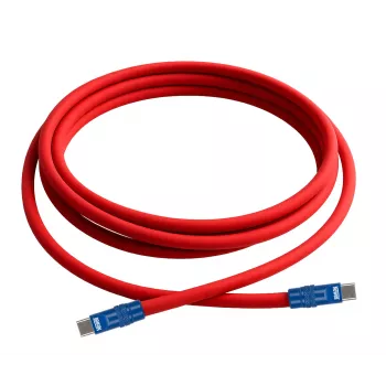 Newell USB-C į USB-C laidas 100W 2m Silikoninis Raudonai-Tamsiai Mėlynas