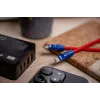 Newell USB-C į USB-C laidas 100W 2m Silikoninis Raudonai-Tamsiai Mėlynas