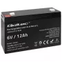 Qoltec AGM Battery 6V 12Ah Maintenance-Free LongLife for UPS, Scales, Cash Registers