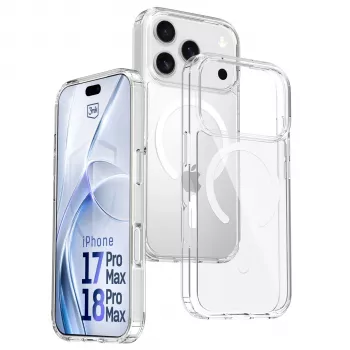 3MK PROTECTION Apple iPhone 17 Pro Max Hardy LiqForce MagCase Back Cover - Black