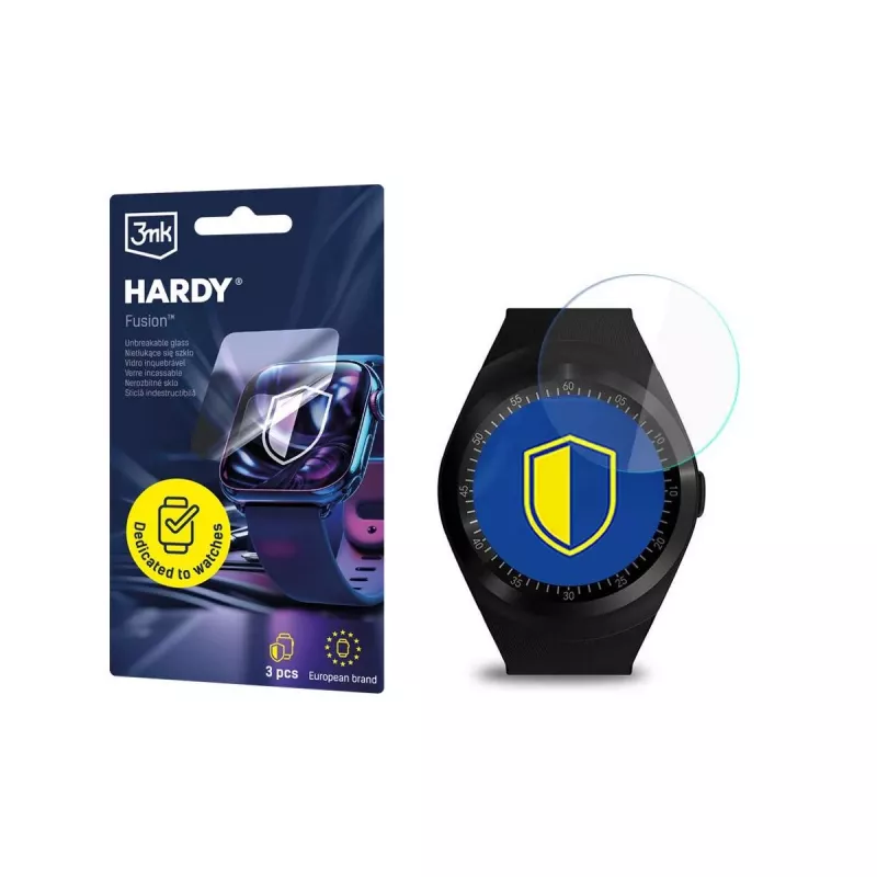 3MK PROTECTION Media-Tech Round Watch GSM MT855 - 3mk Hardy Fusion Watch Protection