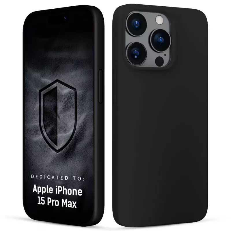 3MK PROTECTION Apple iPhone 15 Pro Max Hardy Mellow MagCase Back Cover Black