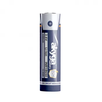 Akyga AKY2462 INR18650-33.5M-PCM Li-Ion 3.6V / 3350mAh Įkraunama Baterija su Apsauga