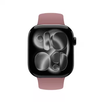 Crong Liquid Silicone Strap for Apple Watch 38/40/41/42 mm - Dusty Pink