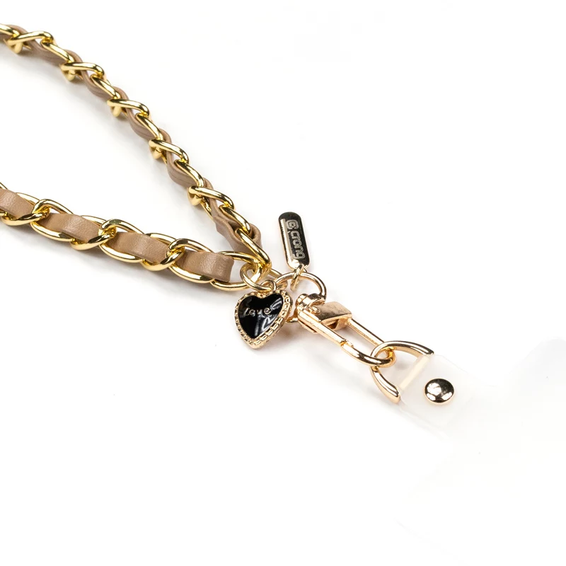 Crong Phone Charm - Beige Twist Braided Nylon Lanyard