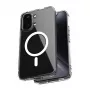 Crong Hybrid Clear Magnetic Dėklas, skirtas Xiaomi POCO X8 Pro Max 5G, permatomas, suderinamas su MagSafe