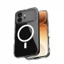 Crong Hybrid Clear Magnetic Dėklas, skirtas Honor 600 5G, suderinamas su MagSafe, permatomas