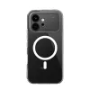 Crong Hybrid Clear Magnetic Dėklas, skirtas Honor 600 5G, suderinamas su MagSafe, permatomas