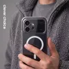 Crong Hybrid Clear Magnetic Dėklas, skirtas Honor 600 5G, suderinamas su MagSafe, permatomas