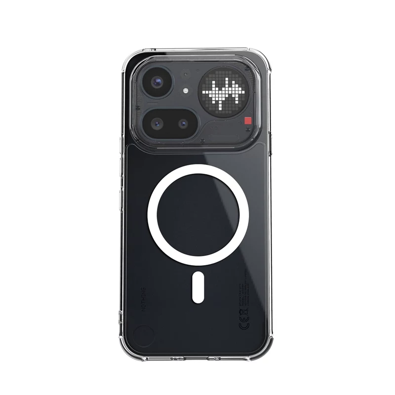 Crong Hybrid Clear Magnetic Case MagSafe for Nothing Phone 4a Pro (Transparent)