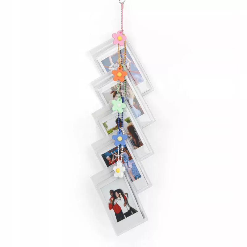 LOVEINSTANT 5x Hanging Photo Frame Set for Fuji Instax Mini 12 40 11 8 7s Evo Liplay Link 2 SE Zink