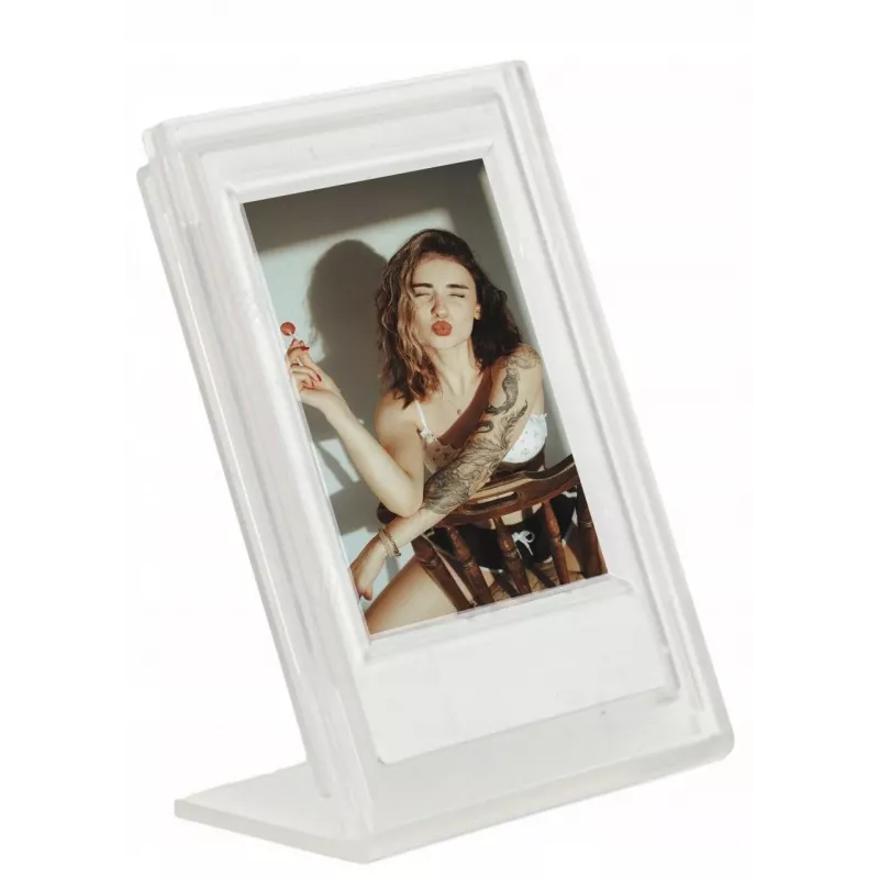 LOVEINSTANT 2x Transparent Photo Frame + Storage Box, tinkantis Fujifilm Instax Mini 12, 11, 9, 8, 7s, 70, 90, 50, 40, Evo, Liplay, Link 2, Link SE