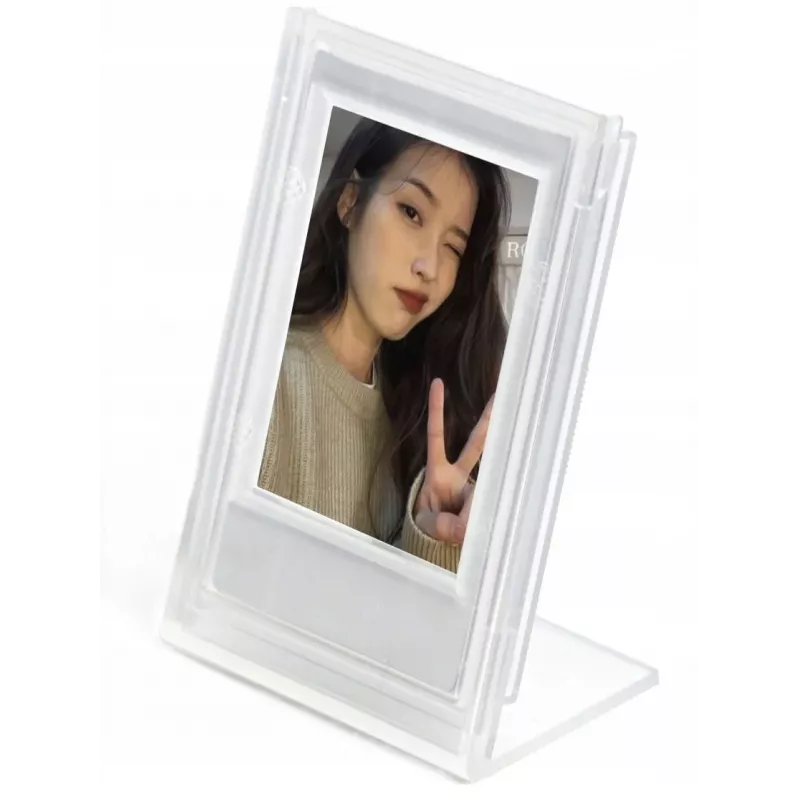 LOVEINSTANT 2x Transparent Photo Frame + Storage Box, tinkantis Fujifilm Instax Mini 12, 11, 9, 8, 7s, 70, 90, 50, 40, Evo, Liplay, Link 2, Link SE