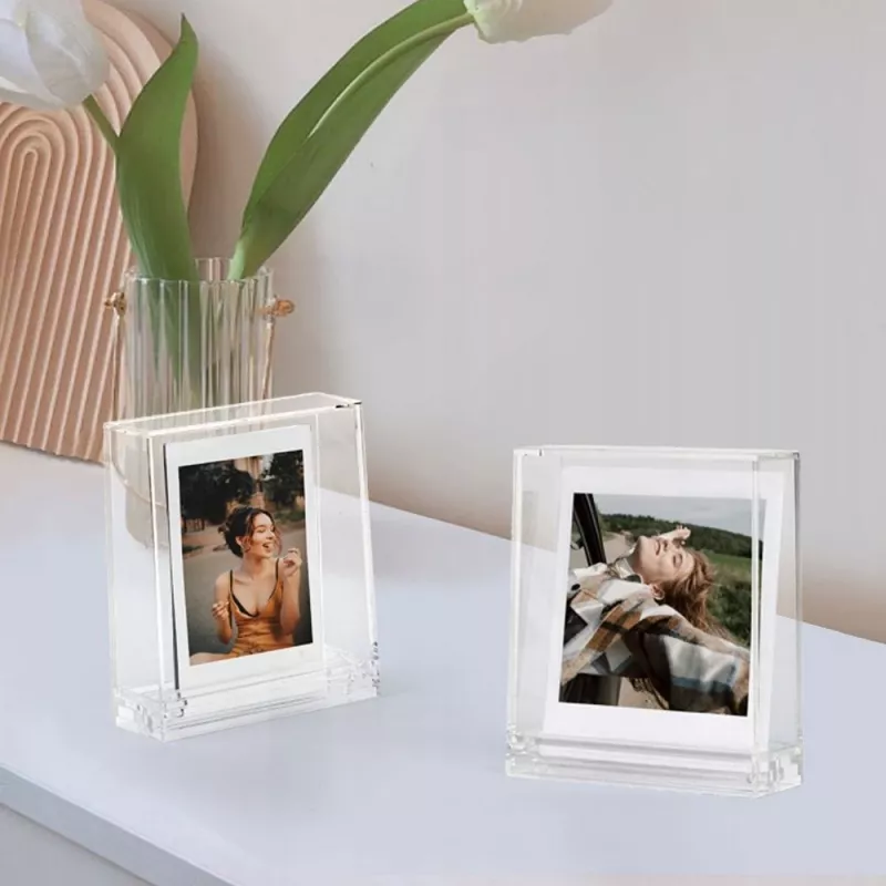 LOVEINSTANT Skaidrus akrilinis nuotraukų rėmelis, skirtas Fujifilm Instax Square Link SQ40 SQ1 SQ6 SQ10 SQ20