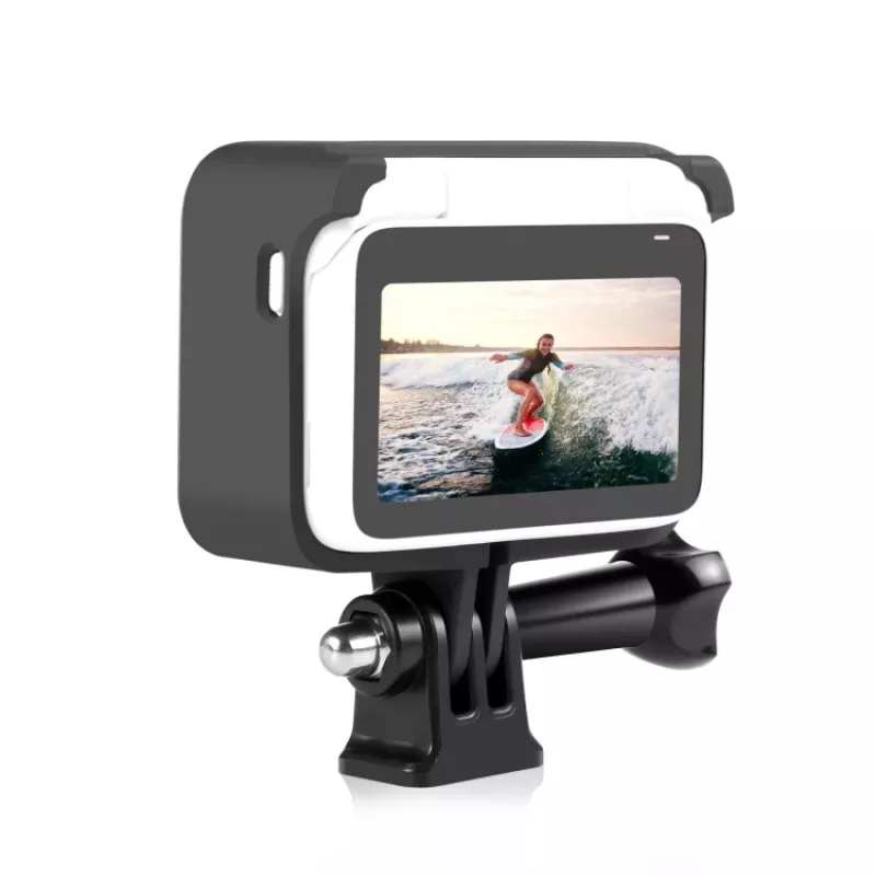 PULUZ rėmelio laikiklis apsauginis dėklas su tripodo adapteriu, skirtas Insta360 GO 3 (PU881B)