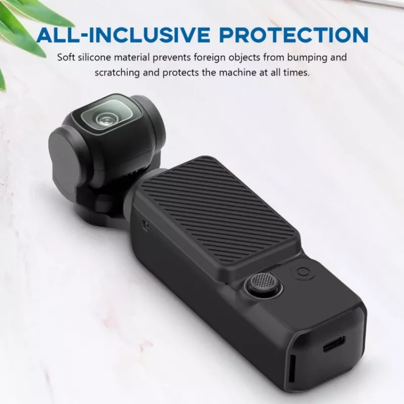 PULUZ Silikoninis apsauginis dėklas DJI Osmo Pocket 3 - Juodas