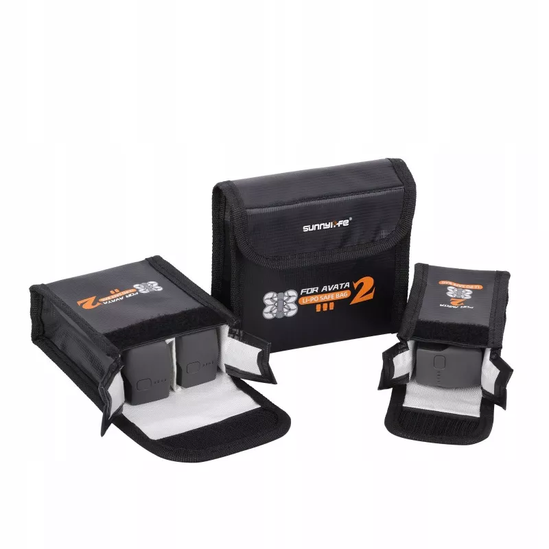 SUNNYLIFE Ugniai Atsparus Dėklas 1x DJI Avata 2 Akumuliatoriui - AT2-DC781-1
