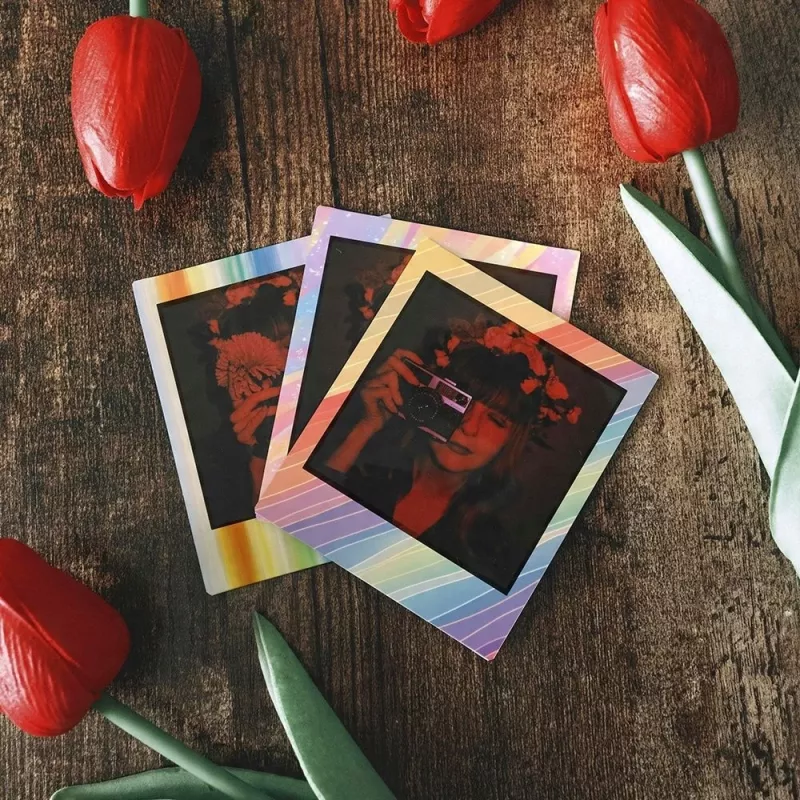 LOVEINSTANT 12 vnt. lipdukų rėmelių rinkinys Fuji Instax Square SQ1 SQ6 SQ20 SQ40 SQ10