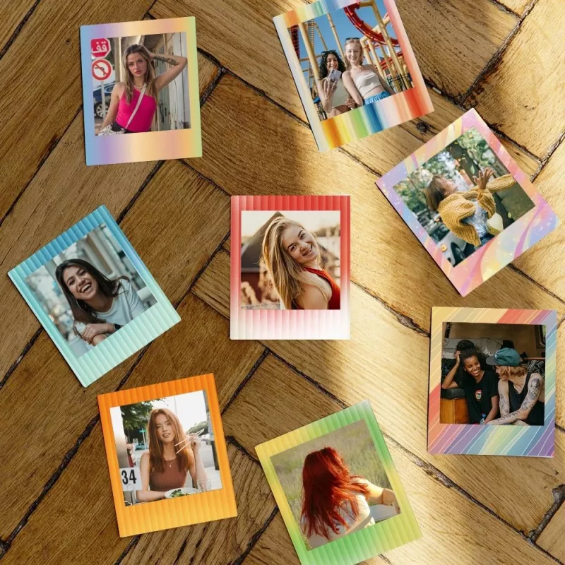 LOVEINSTANT 12 vnt. lipdukų rėmelių rinkinys Fuji Instax Square SQ1 SQ6 SQ20 SQ40 SQ10