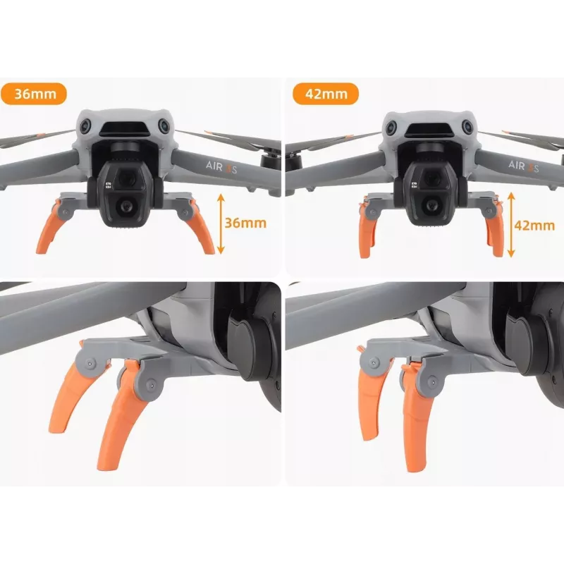 SUNNYLIFE Prailginimo kojelės nusileidimui, skirtos DJI Air 3 / Air 3S dronui – pilka